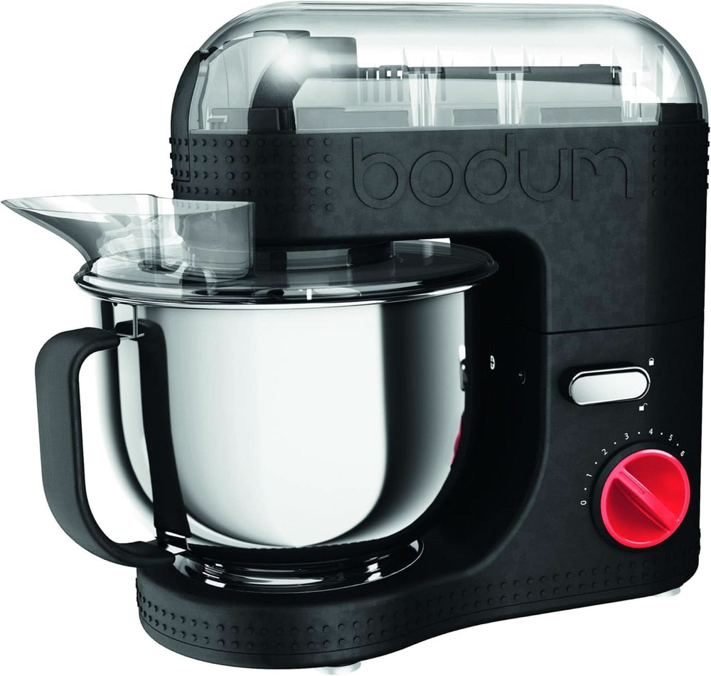 Bodum Bistro Elektrische Küchenmaschine, 4,7 L, 4,7 Litres, Weiß Mother and Child Naty Shop Schwarz