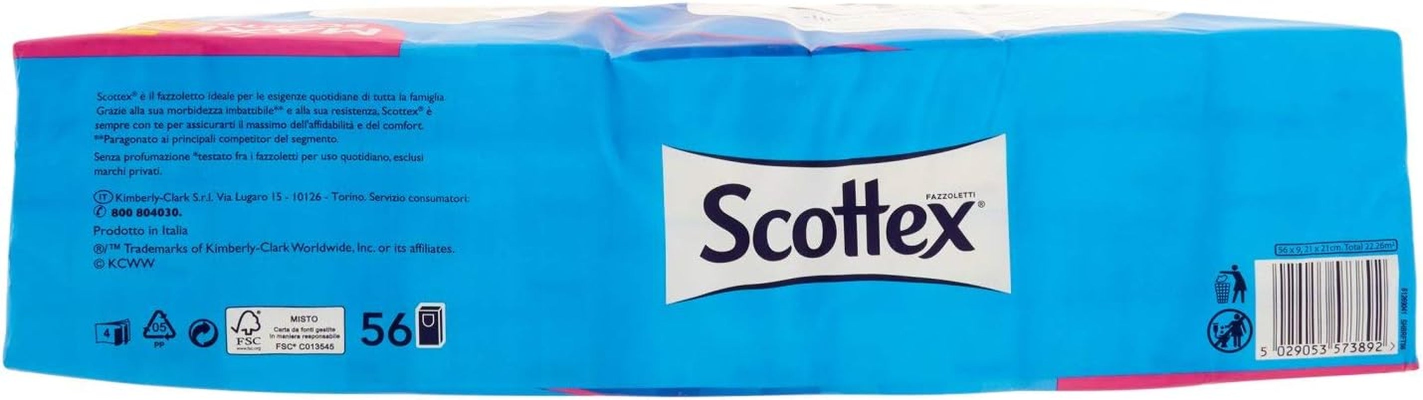 Serviettes pour tous les jours, 1 paquet de 56 paquets