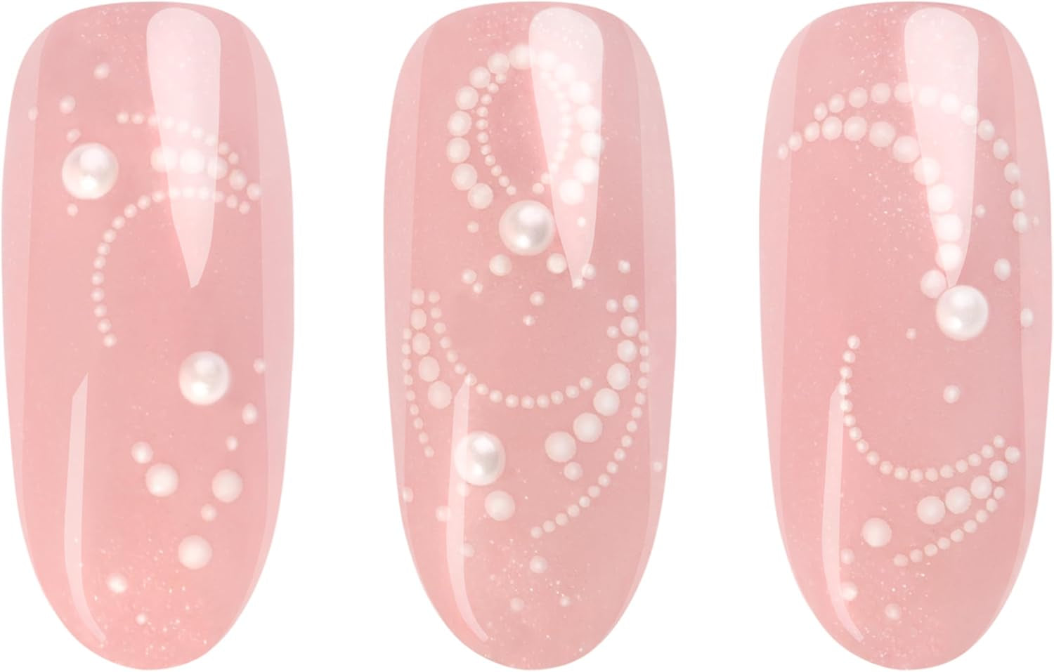 NÉONAIL Nagelstickers 3D - 61 Muster - Nail Charms - Nägel Selber Machen - Nails - Nageldesign - Accessories - Nailart - Nail Art Zubehör - Nagel Deko - Nagelschmuck - Dekoration Nageldesign - Weiß