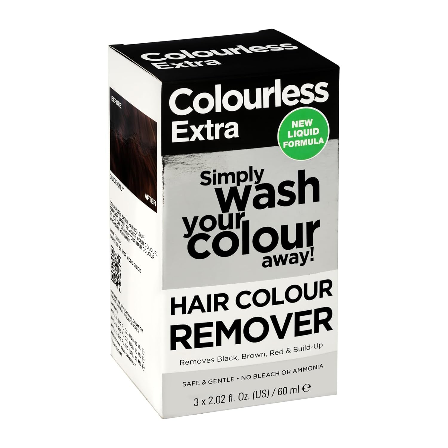 Decolorant pentru păr Max Effect, 1 buc Vopsea pentru par Naty Shop Negru, roșu, maro