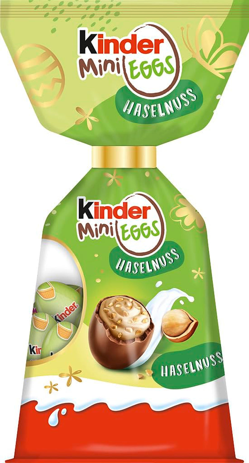 Kinder Mini Oeufs Lait | 85g – Délicieux Oeufs de Pâques en Chocolat – Bonbons de Pâques – Fourrage au lait onctueux enrobé de chocolat au lait – Parfait pour le panier de Pâques – À partager