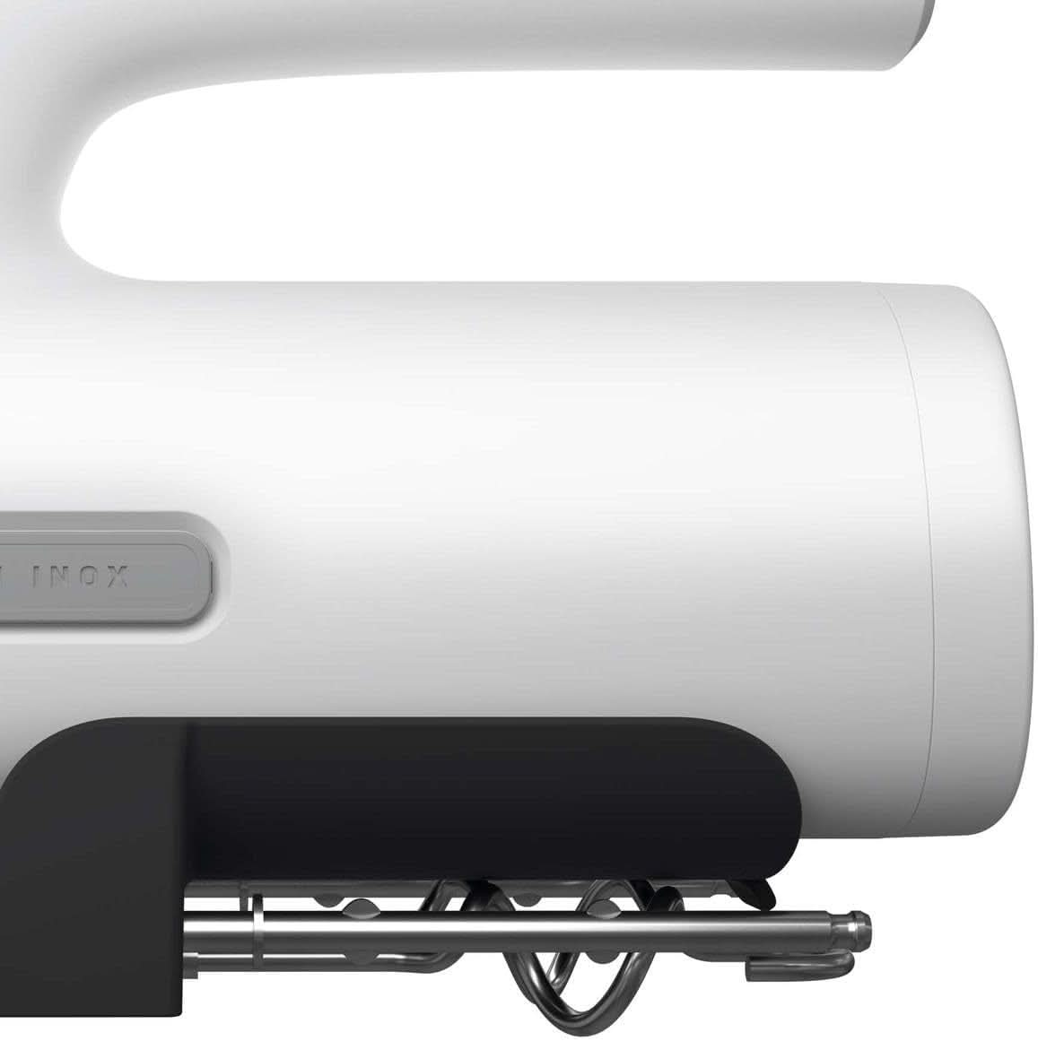 Taurus Station Inox - Standrührgerät Für Bakewaren, 500W, 5 Geschwindigkeiten, Turbofunktion, 2 Arten Von Rührstäben : Kneten Und Mixen, Weiß/Schwarz Mother and Child Naty Shop