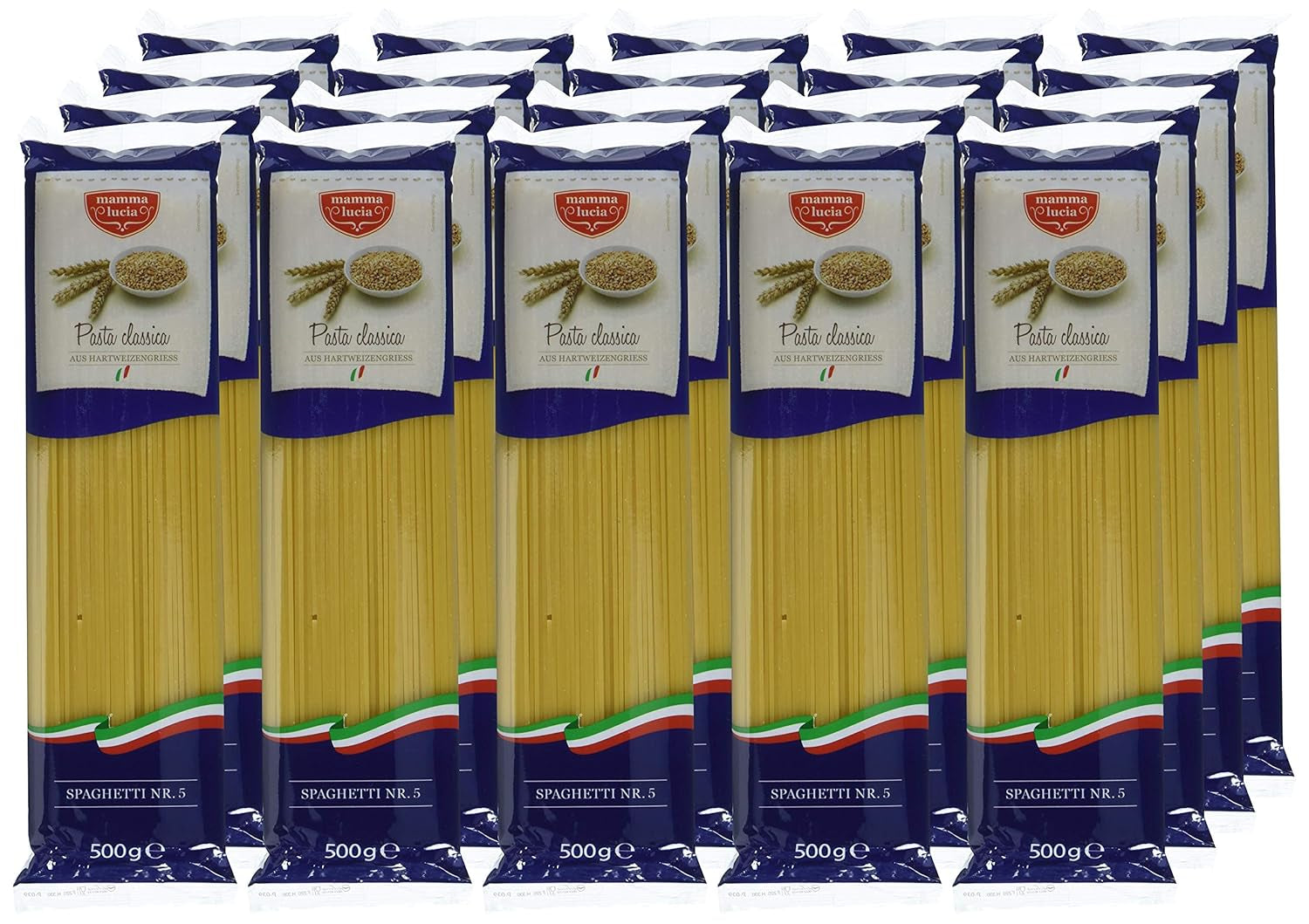 Pâtes Spaghetti N°5, paquet de 20 (20 x 500g)