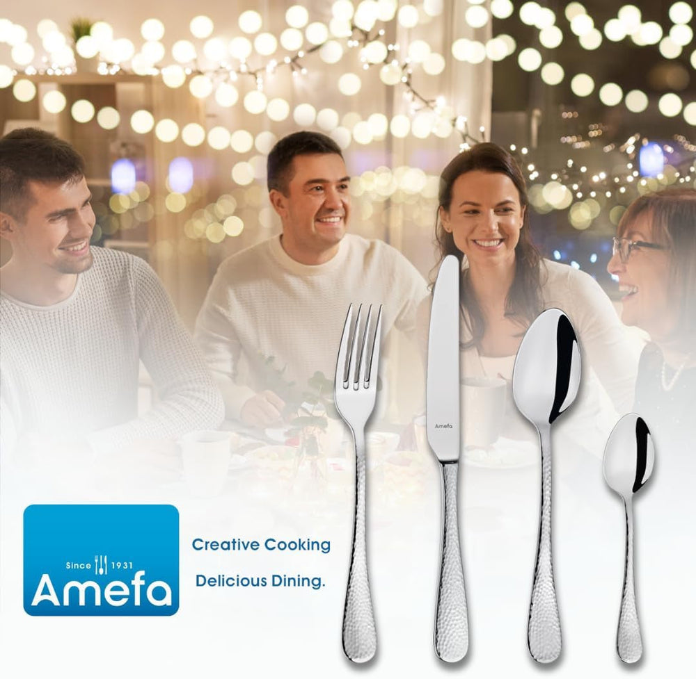 Amefa Sierra set de couverts 6 personnes | Cuisine 24 pièces en inox 18/10 Naty Shop