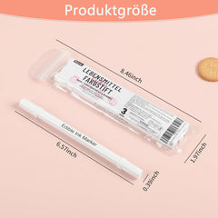 Ensemble de 3 stylos alimentaires comestibles blancs Ensemble de 3 colorants alimentaires fondants végétaliens sans gluten à double pointe blanc pour peindre et écrire sur des gâteaux, etc.