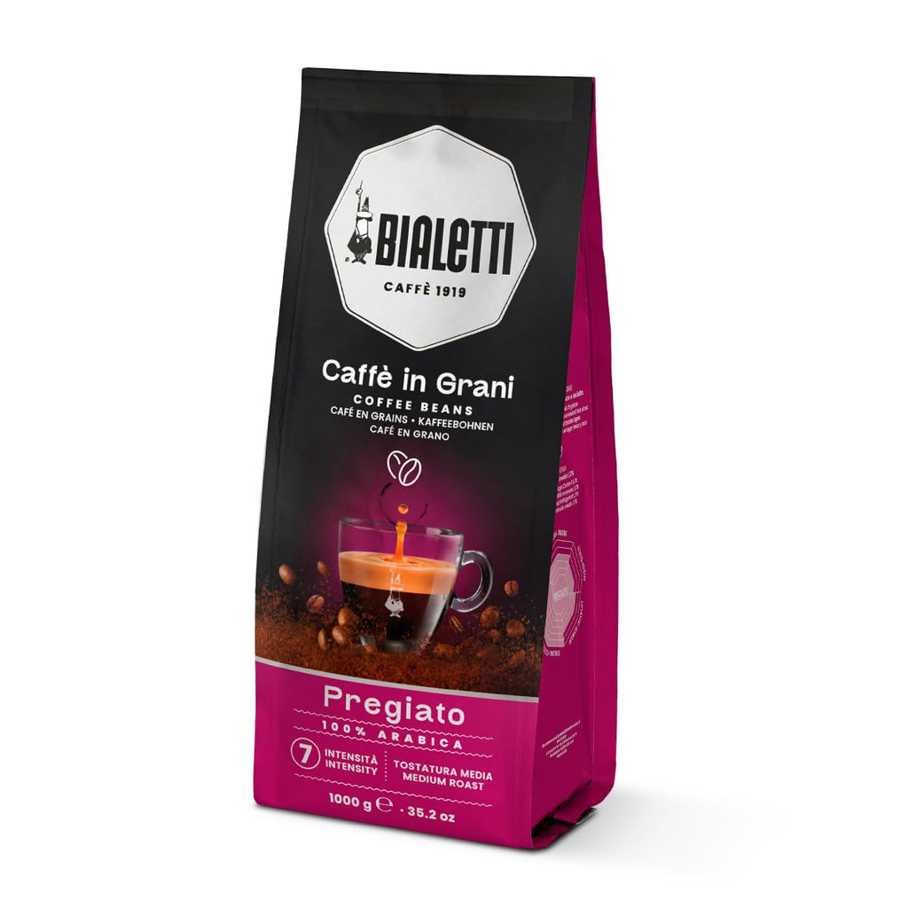 Bialetti Esperto Grani, aromă delicată, 500 grame Cafea Naty Shop 1 Kg Delicat