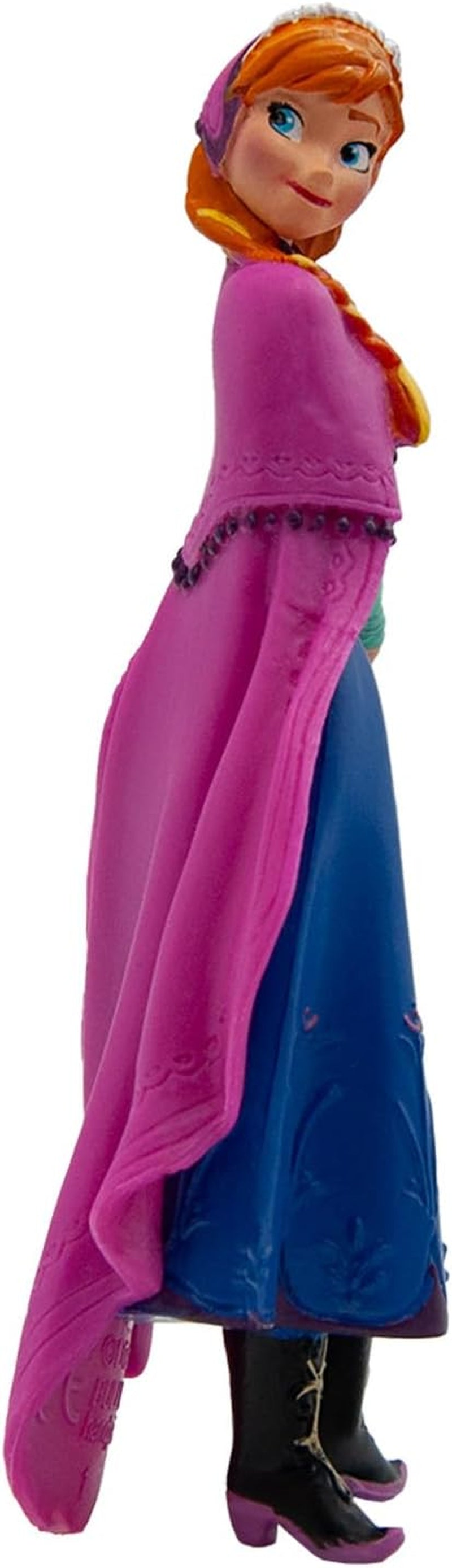 Bullyland 12960 - Figurine Princesse Anna tirée du film La Reine des Neiges de Walt Disney, env. 9,5 cm, très détaillé, idéal comme petit cadeau pour les enfants à partir de 3 ans