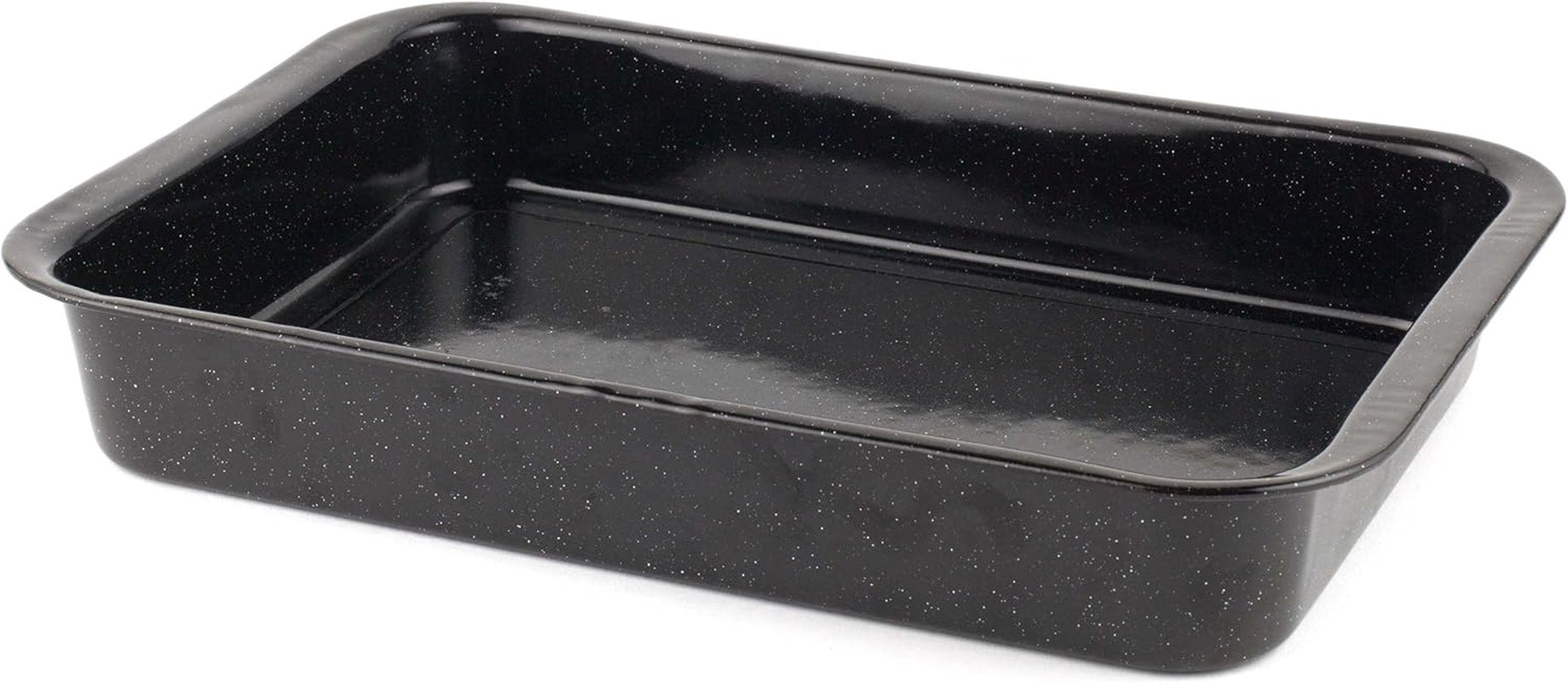 Russell Hobbs CW9161 Romano 34Cm Bräter en émail - Mit Gitter, Rechteckige Auflaufform Mit Rost, Spülmaschinenfest Ofenform, Grill Auflaufform, Bratform Für Backofen Ofenbeständig Bis 230 Degree Moules et plateaux pour la cuisson Naty Shop 36Cm