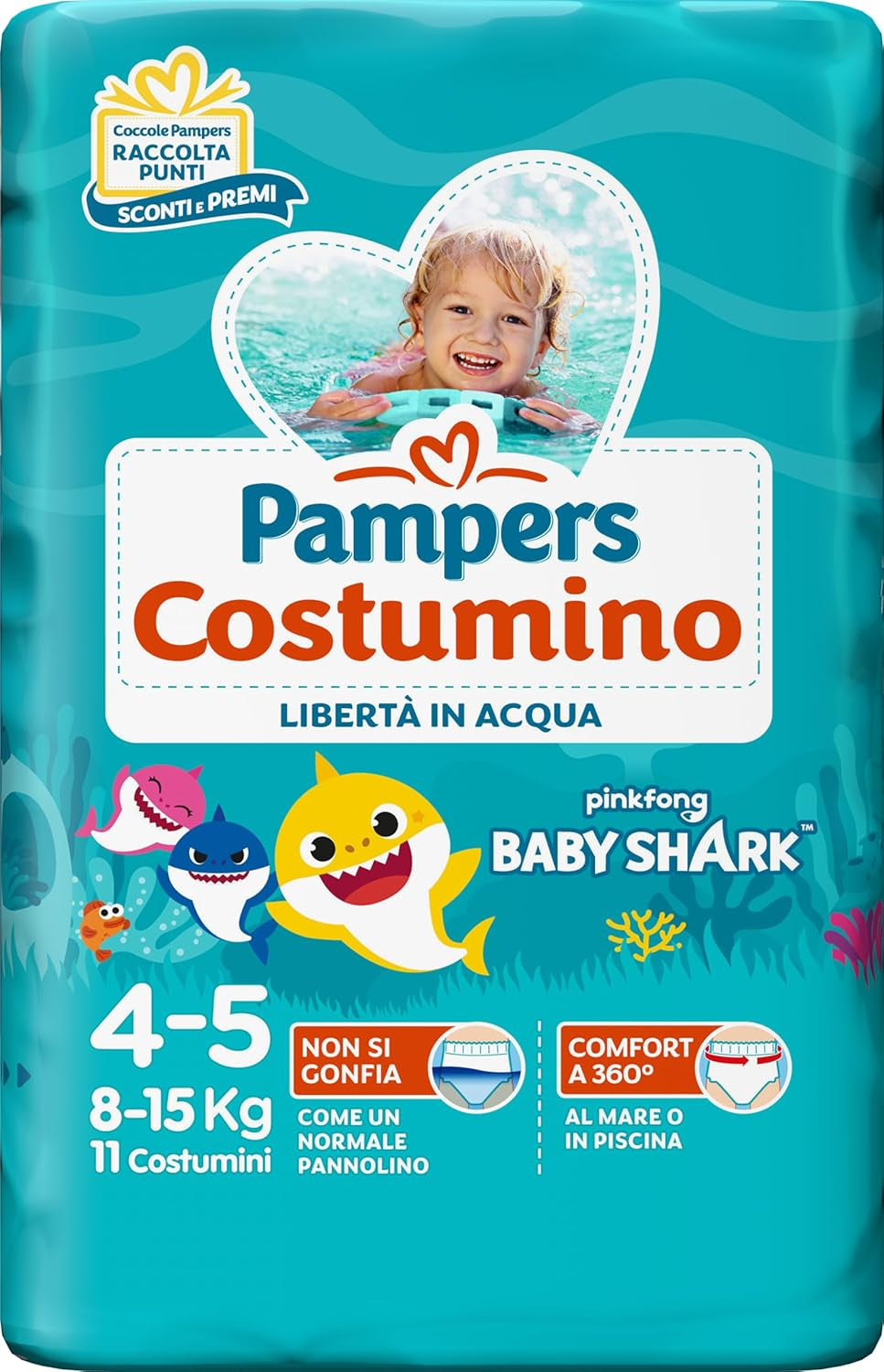 Pampers the Custom, 22 couches, taille 4, 8-15 kg