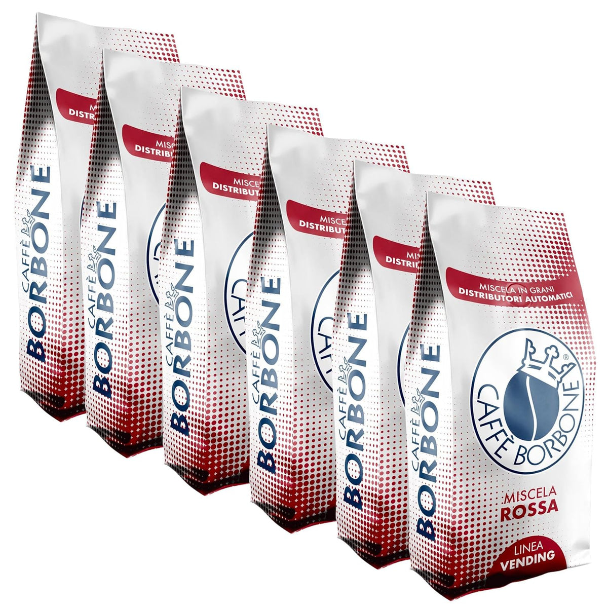 Café en grains RED Blend Caffè Borbone Vending 1 kg x 6