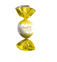 Boules de chocolat Lindt Marc de Champagne | 700 g env. 56 bonbons au chocolat au lait fourrés raffinés, contiennent de l'alcool | Colis en vrac | Cadeau de chocolat | Cadeau chocolat
