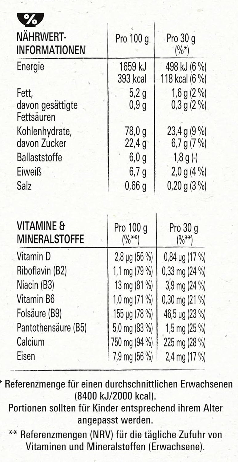 Nestlé Cookie Crisp (+20%), céréales de petit-déjeuner à grains entiers pour enfants, paquet de 1 (1x450g)