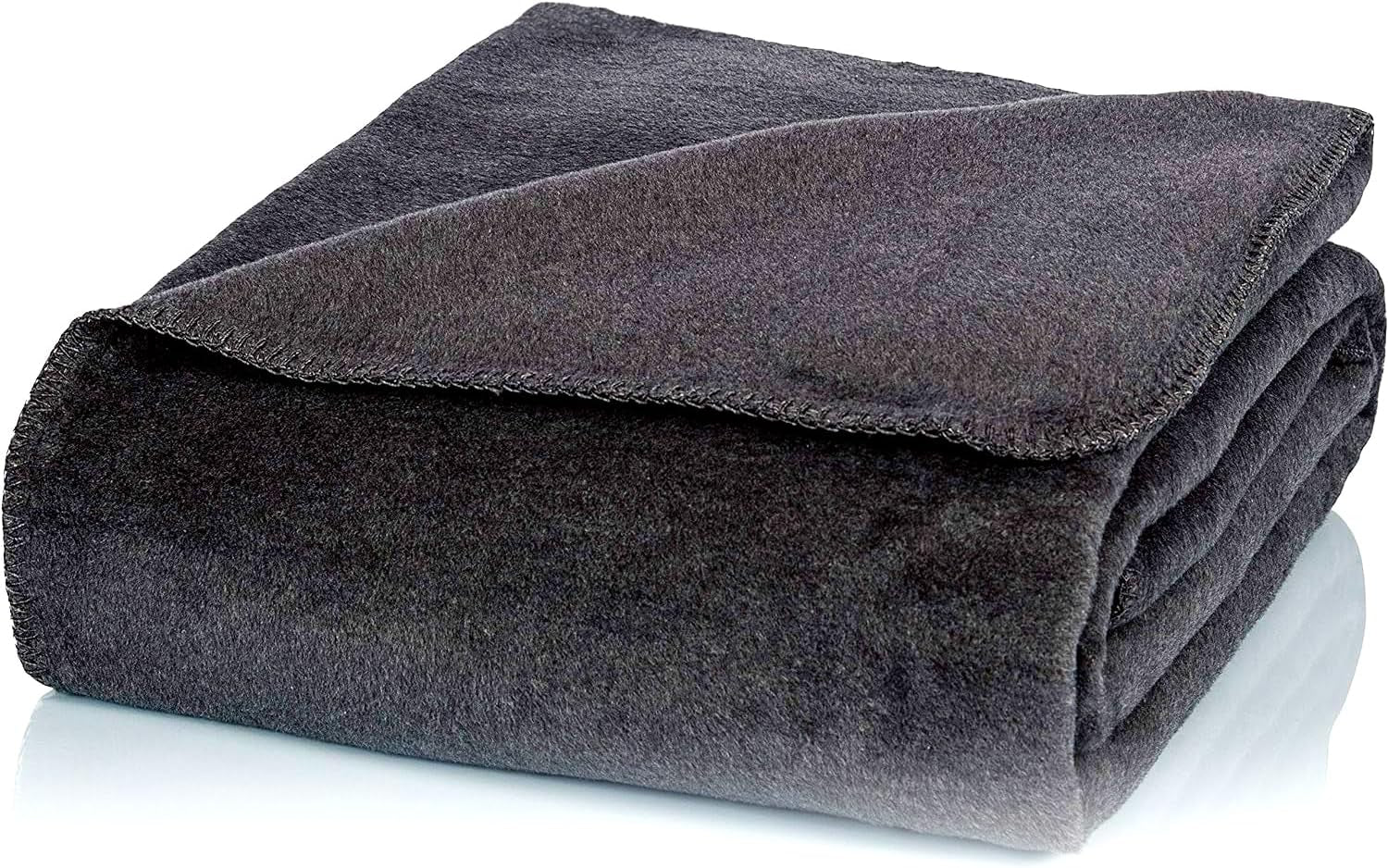 Glart couverture douillette simple couverture rouge bordeaux 130X170 cm canapé, couverture en laine douce et chaude extra moelleuse comme une couverture de canapé couverture de canapé, couverture câline couverture douillette, couverture de canapé en peluche, U1B Lits et couvertures Glart Uni anthracite