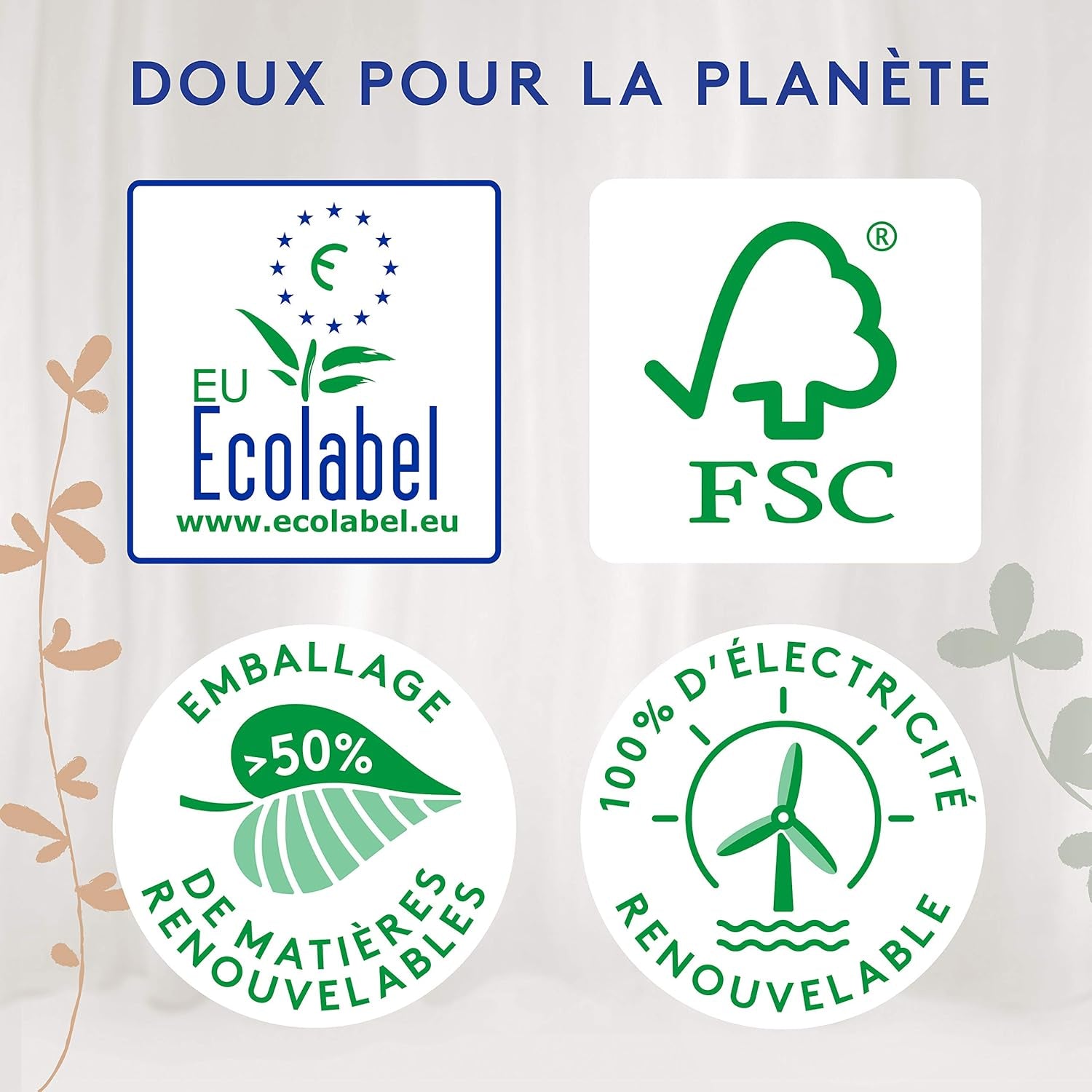 Douceur Naturelle – Couches taille 3 (5-9 kg) Pack 1 mois – 172 couches