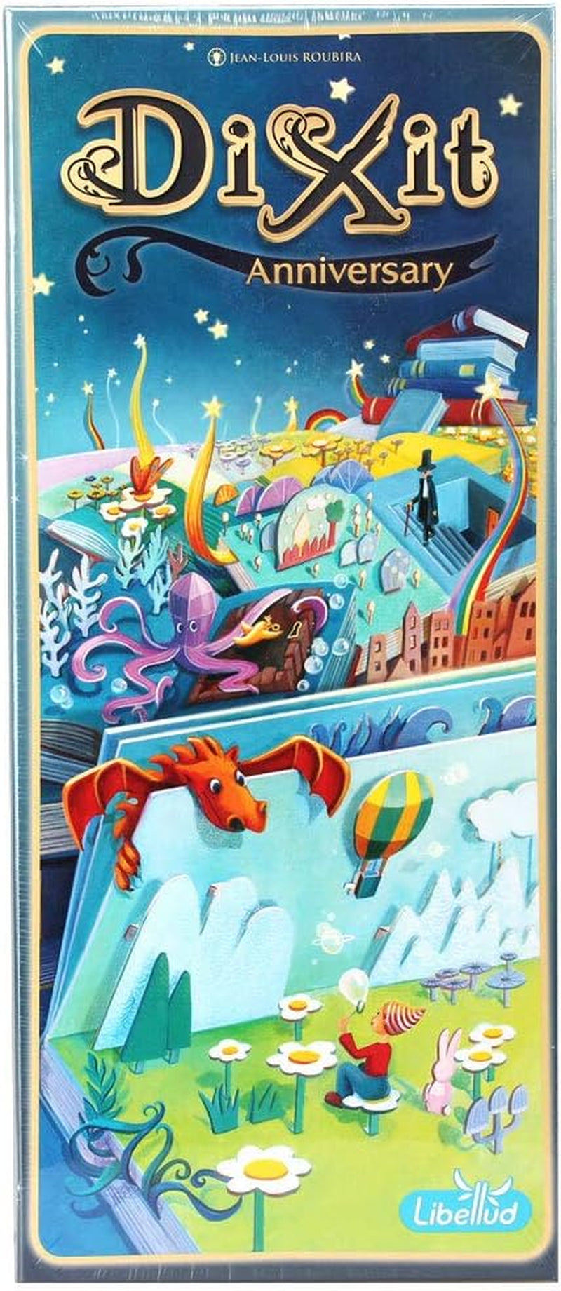 Asmodee, Dixit, versiune germană, joc de bază, O imagine valorează cât o mie de cuvinte, joc creativ de familie pentru 3-8 jucători cu vârsta de 8 ani și peste, Jocul anului 2010 cu o durată de joc de 30 de minute