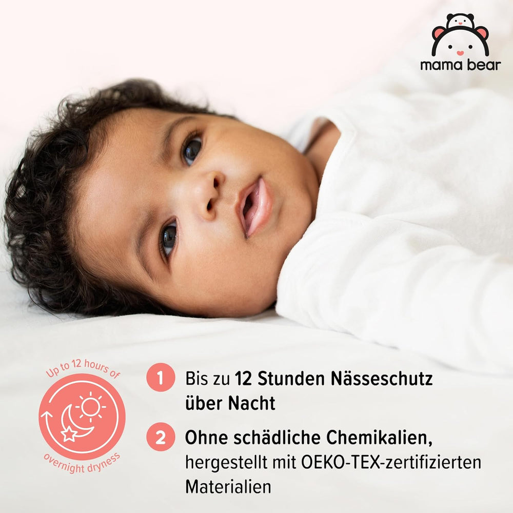 Marque Amazon : Couches Mama Bear Disney, taille 5 (12-17 kg) – Boîte mensuelle, blanche, 140 pièces (2 paquets de 70)