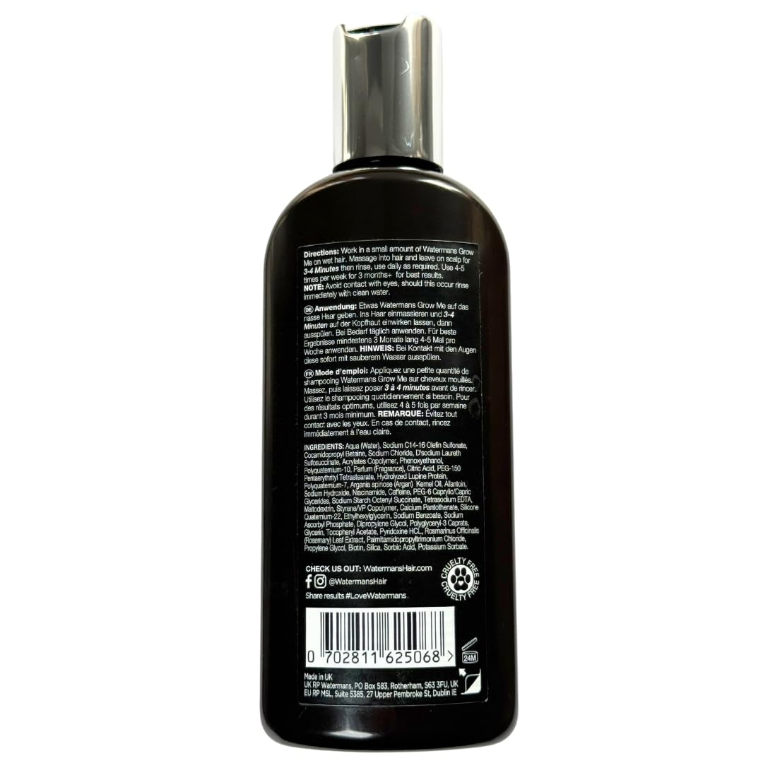 Watermans shampoing pousse cheveux, anti chute cheveux, shampoing anti chute cheveux, accélérateur de pousse cheveux Soins capillaires Naty Shop