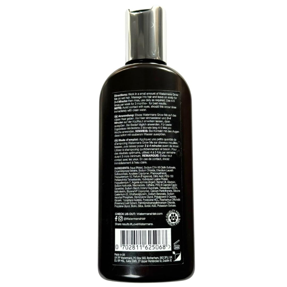 Watermans shampoing pousse cheveux, anti chute cheveux, shampoing anti chute cheveux, accélérateur de pousse cheveux Soins capillaires Naty Shop