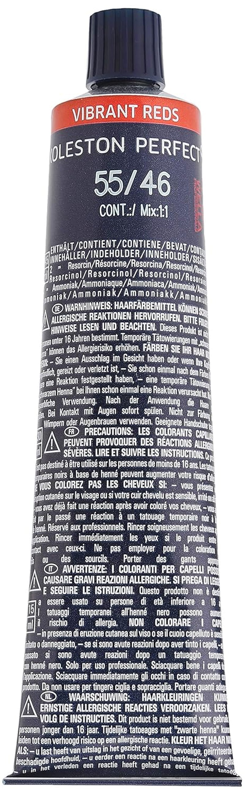 Wella Professionals Koleston Perf. Me+ Vibrant Reds 55/46 60ml Teinture capillaire Naty Shop