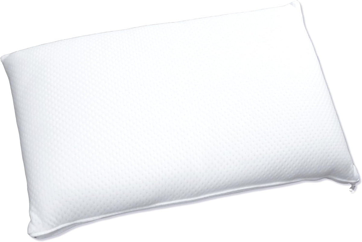 Oreiller DODO, bloc de mousse viscoélastique, blanc, 1 unité (Lot de 1) Oreillers standards Naty Shop 40 X 60 Cm (15,7 X