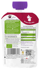 FRECHE FREUNDE Bio Quetschie Apple, Birne & Maracuja, Fruchtmus mit Obst im Quetschbeutel für Babies from 6. Month, vegan, 6er Pack (6 x 100g)