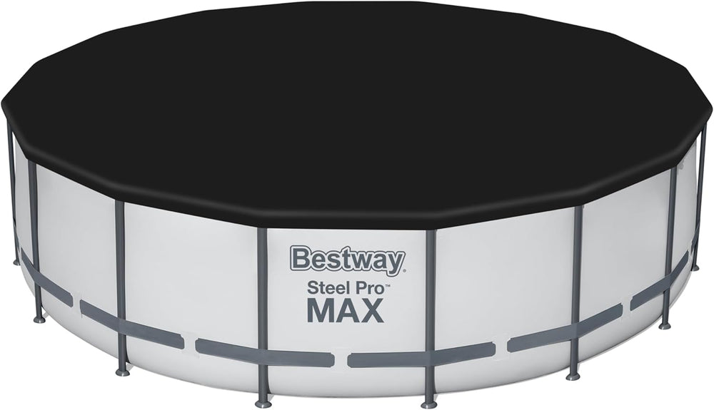 Prelată Bestway din PVC Ø 493 cm, neagră, rotundă