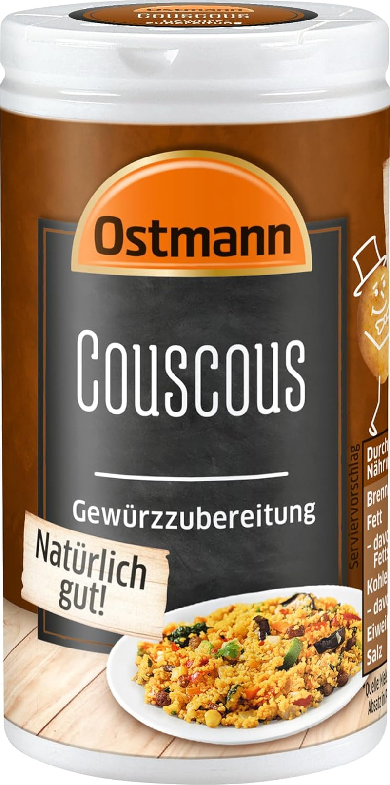Ostmann Gewürze Couscous Gewürzzubereitung, 50 g (Verpackungsdesign kann deweichen)