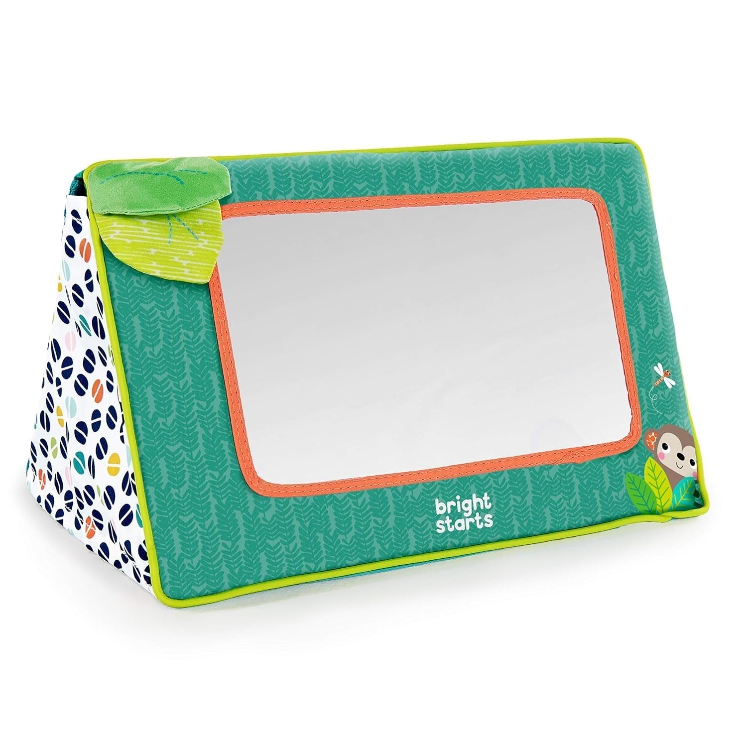 Bright Starts Poussette Paresseuse - avec hochet, miroir et boucles Taggie Baby Toys Naty Shop Mirror