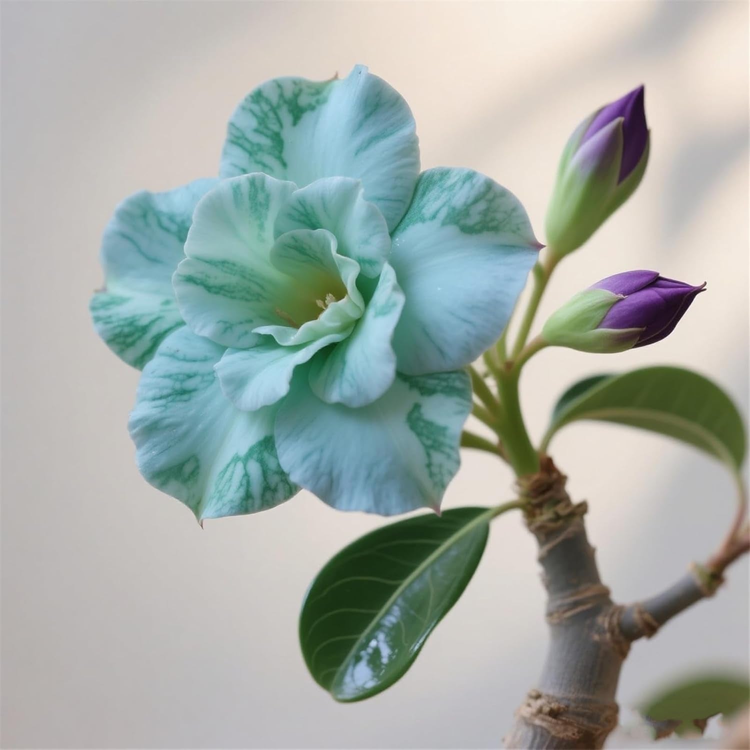 Winterhart pflanzen, Lebende Pflanzen,Mehrjährige Blumenzwiebel ist winterhart, Mysteriöse magische Glühbirne, Blumenzwiebel Mix，3 ans-1 Wüstenrose knollen -G