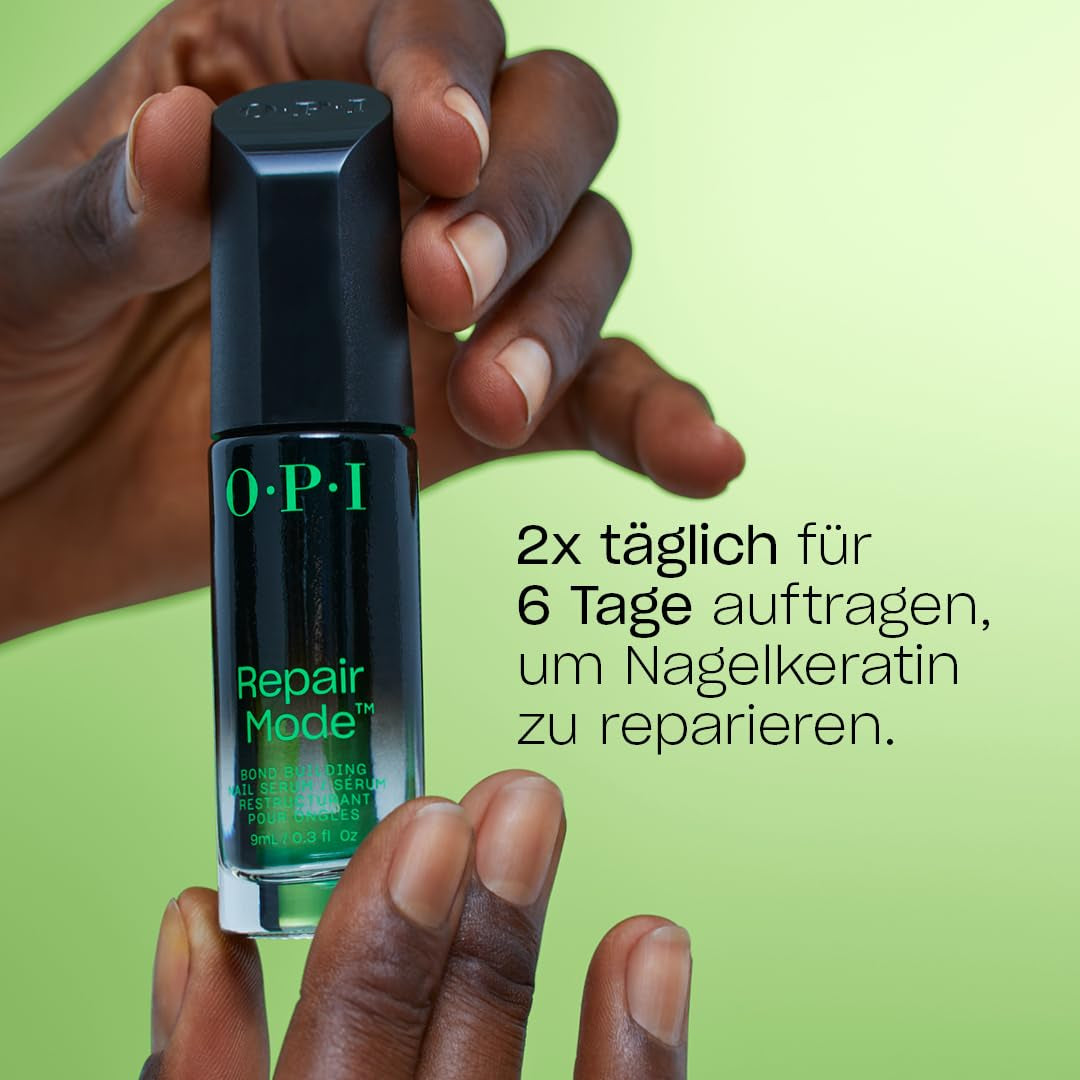 OPI Repair Mode – sérum vegan pour le soin des ongles abîmés – Le sérum Nail Bonding répare la structure kératinique des ongles de l'intérieur – pour des ongles forts et résistants en 6 jours