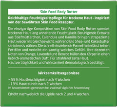 WELEDA Beurre Corporel Skin Food Bio, Crème de soin corps unisexe pour le soin des peaux sèches et rugueuses, 150 ml Douche et bain Naty Shop