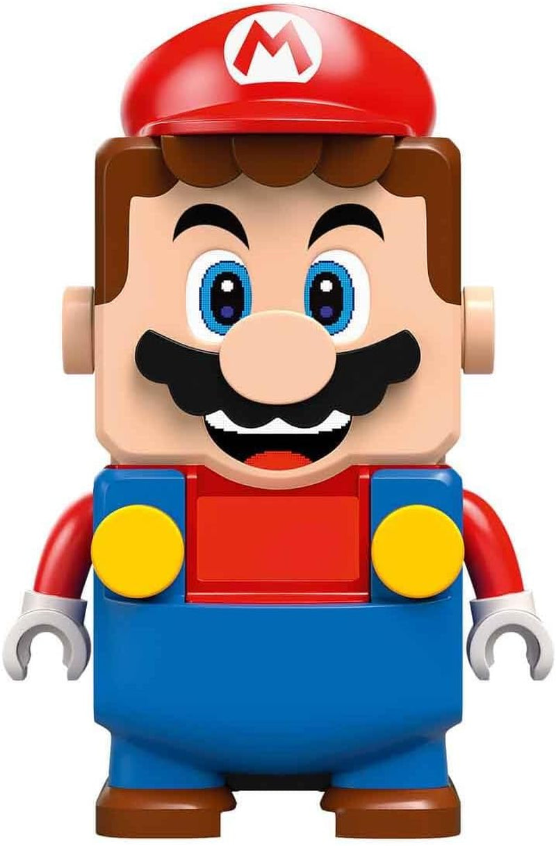 LEGO Mario Kart - Interaktiver Mario & Standard-Kart - Nintendo Spielzeug - Spiel Rennstrecke mit Auto, 3 Figuren, Podium & Barrieren - Gamer Geschenk für Jungen & Mädchen ab 7 Jahren - 72043