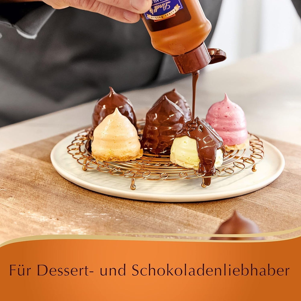 Chocolat Lindt - GLASUR Vollmilch | 10X200G | Vollmilch Glasur Für Einen Feinen Überzug Bei Kuchen, Torten, Gebäck or Eis | VERRE | Retour | Schokoladengeschenk Glaçures et Décor Naty Shop