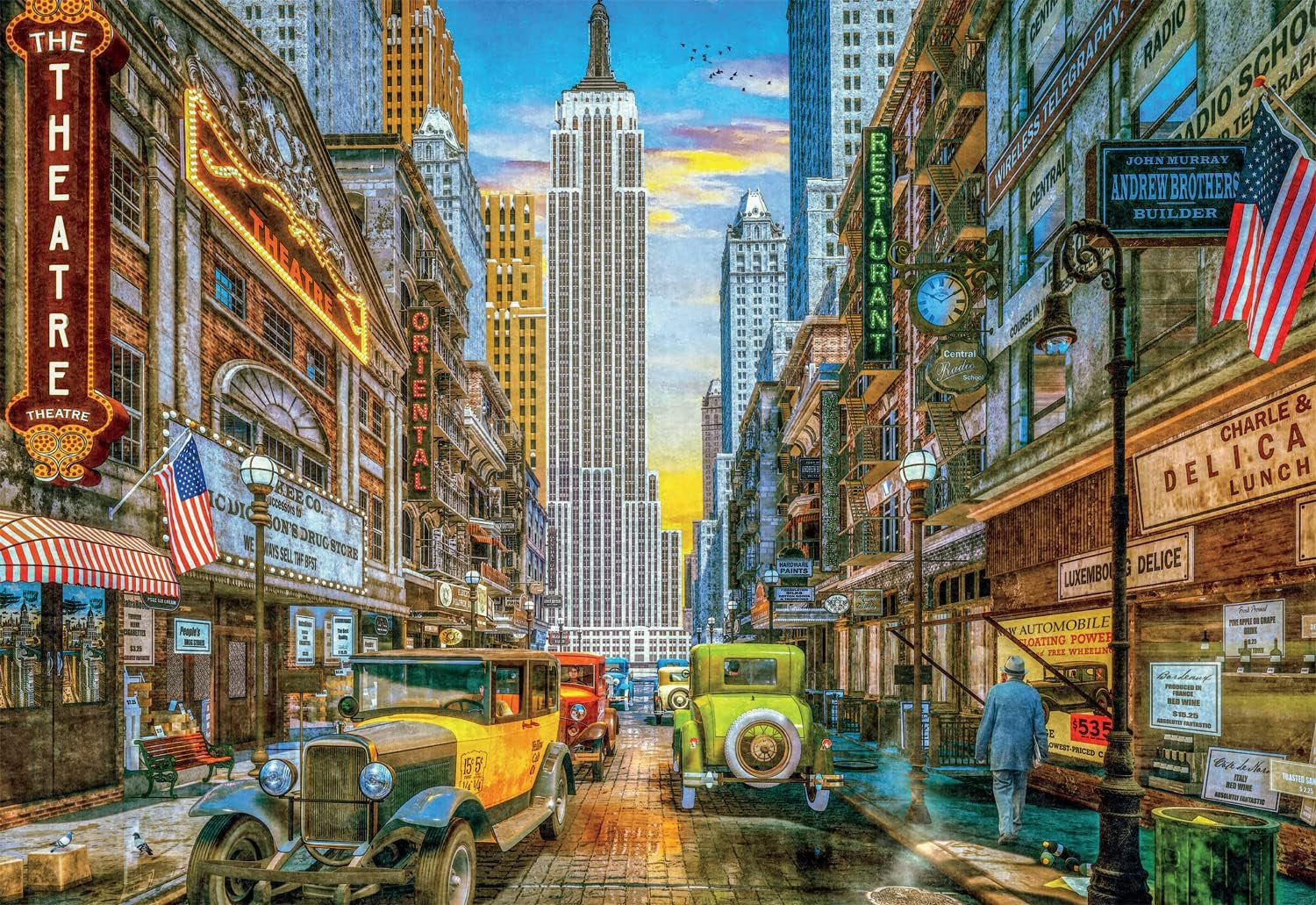 Buffalo Games - Vechiul New York - puzzle jigsaw 2000 piese Puzzle Naty Shop Titlu implicit