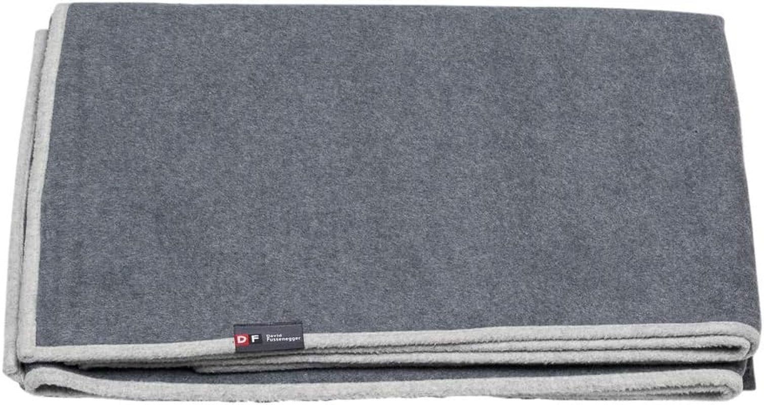 David Fussenegger Couverture en coton 150 x 200 cm avec motif dégradé de couleurs pour lits et couvertures moelleux David Fussenegger Gris foncé/gris 135 x 200 cm