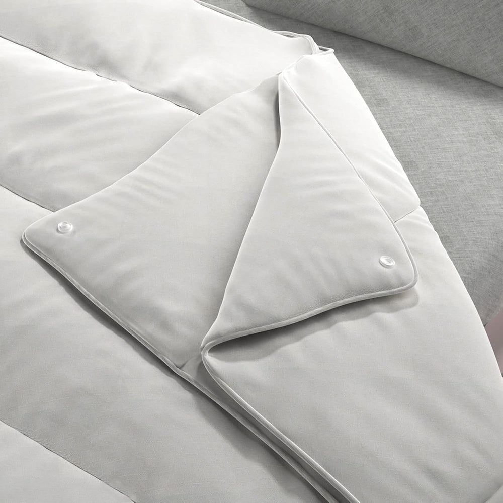 Couette Prestige 4 Stagioni 4 saisons blanche, 100% microfibre, 150X200Cm Couettes et couettes Naty Shop