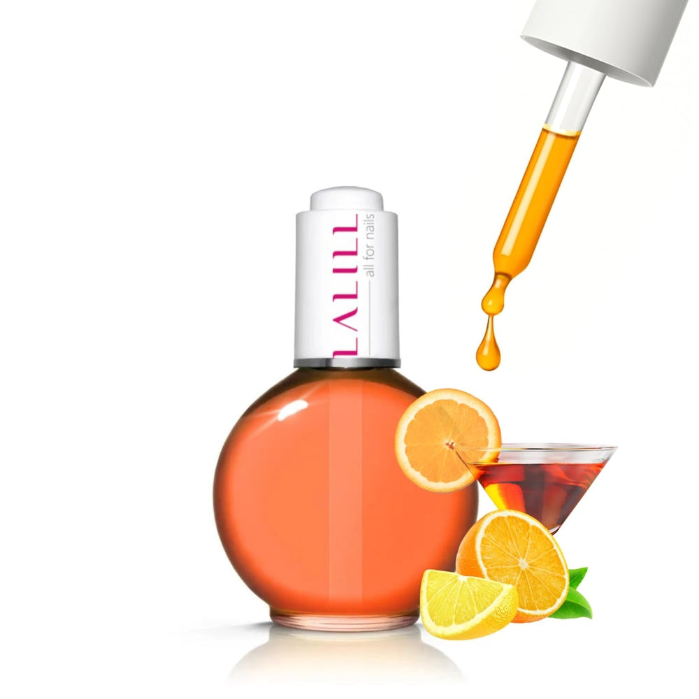 LALILL Nail Cuticle Oil 75Ml - Himbeere Nagelpflegeöl - Nagelöl Pflege Für Nägel Nagelhaut - SPA Maniküre Naildesign Hände - Vegan - Avec Pipette