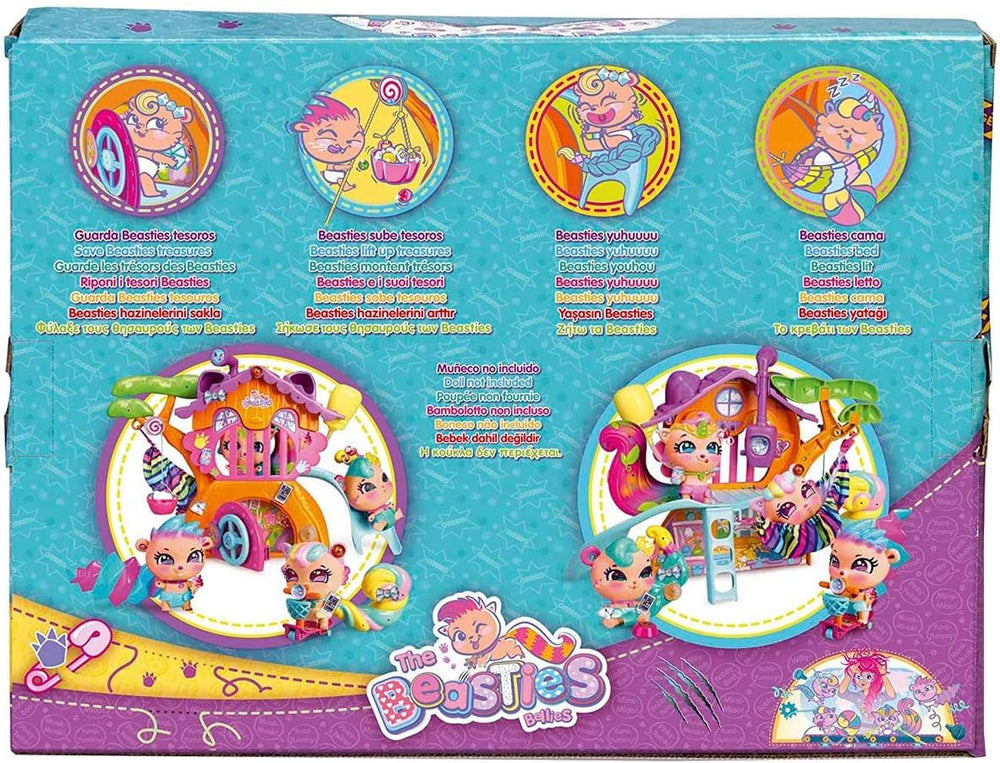 Les ventres de Bellyville - Beetree House, Beasties House Bellies Friends, accessoire de poupée, cadeaux (Famosa 700015795) Naty Shop Dollhouses