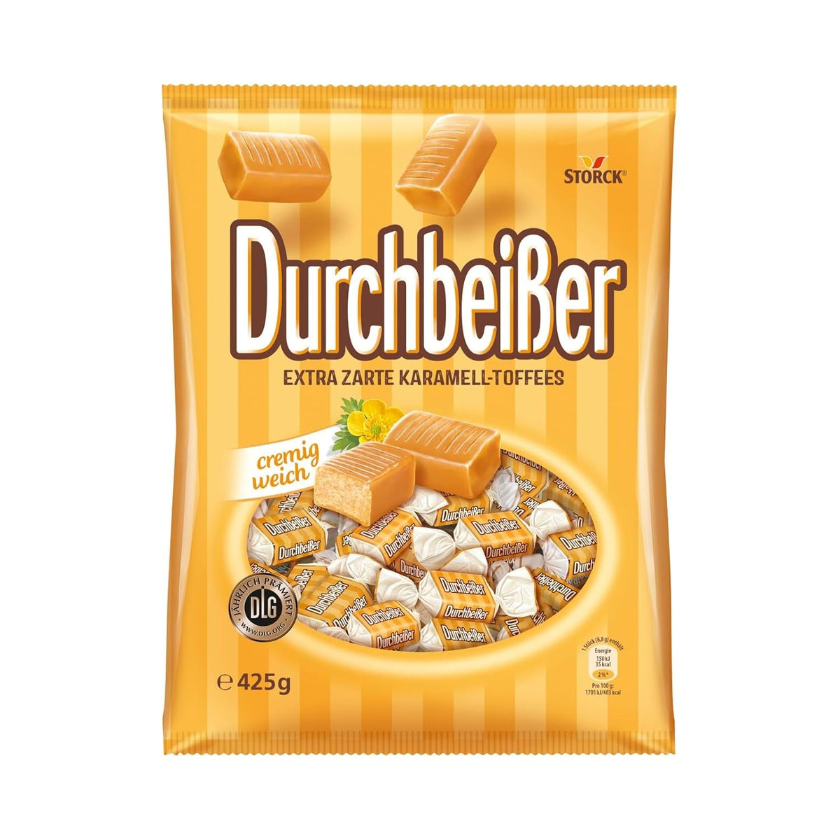 Caramels Durchbeisser Naty Shop 425 grammes Caramels