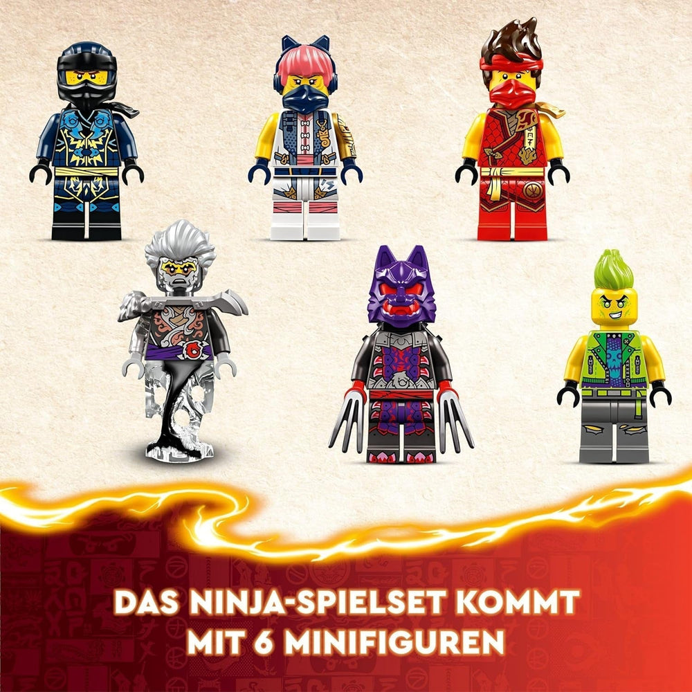 LEGO NINJAGO Tournoi Arène Aventure Jouet pour Enfants Ninja Playset avec 6 Figurines Collection Ensemble de Construction Cadeau d'Anniversaire pour Garçons et Filles de 7 Ans 71818 Jeux de Construction Besuche den LEGO-Store