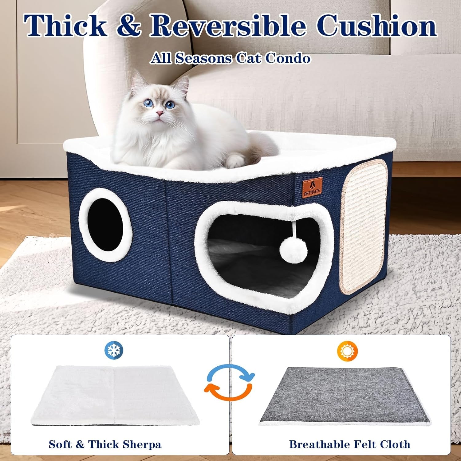 Couvertures et meubles, Animaux, Grottes et maisons, Chats, Lits pour chats, Chats - lits, matelas