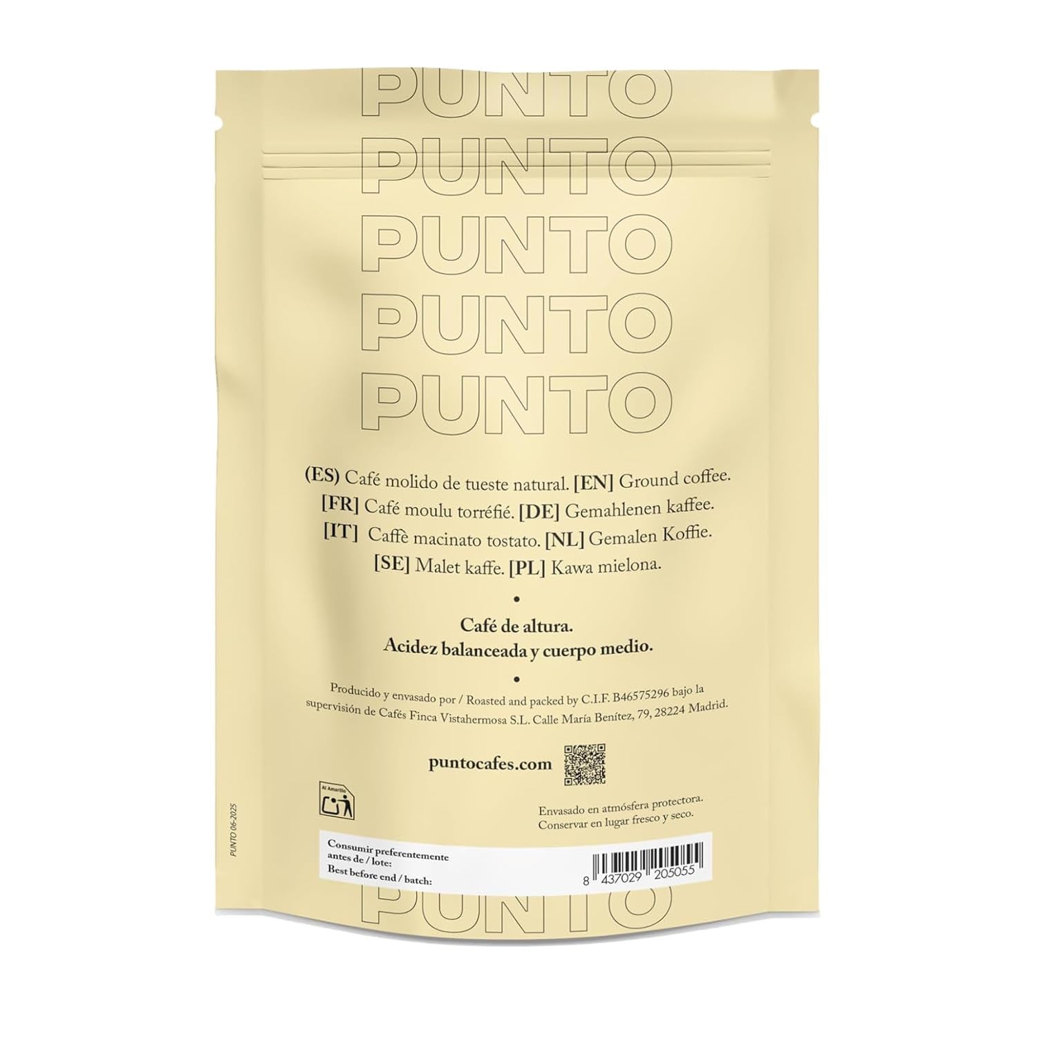 – Gemahlener kolumbianischer Kaffee – 250 g – Spezialitätenkaffee – Mittlere Röstung – 100% Arabica – Fruchtige Noten, Rohrzucker und Kakao – Ausgefungene Säure – Mittlerer Körper