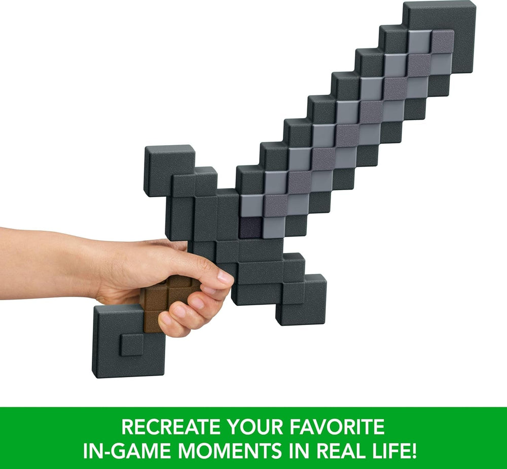 Mattel Minecraft Battle Pixel Design RPG Collection d'accessoires pour jouets (différents styles), JCV19, [Multicolore] Figurines d'action Naty Shop