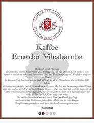 Café Vilcabamba Equateur 1kg