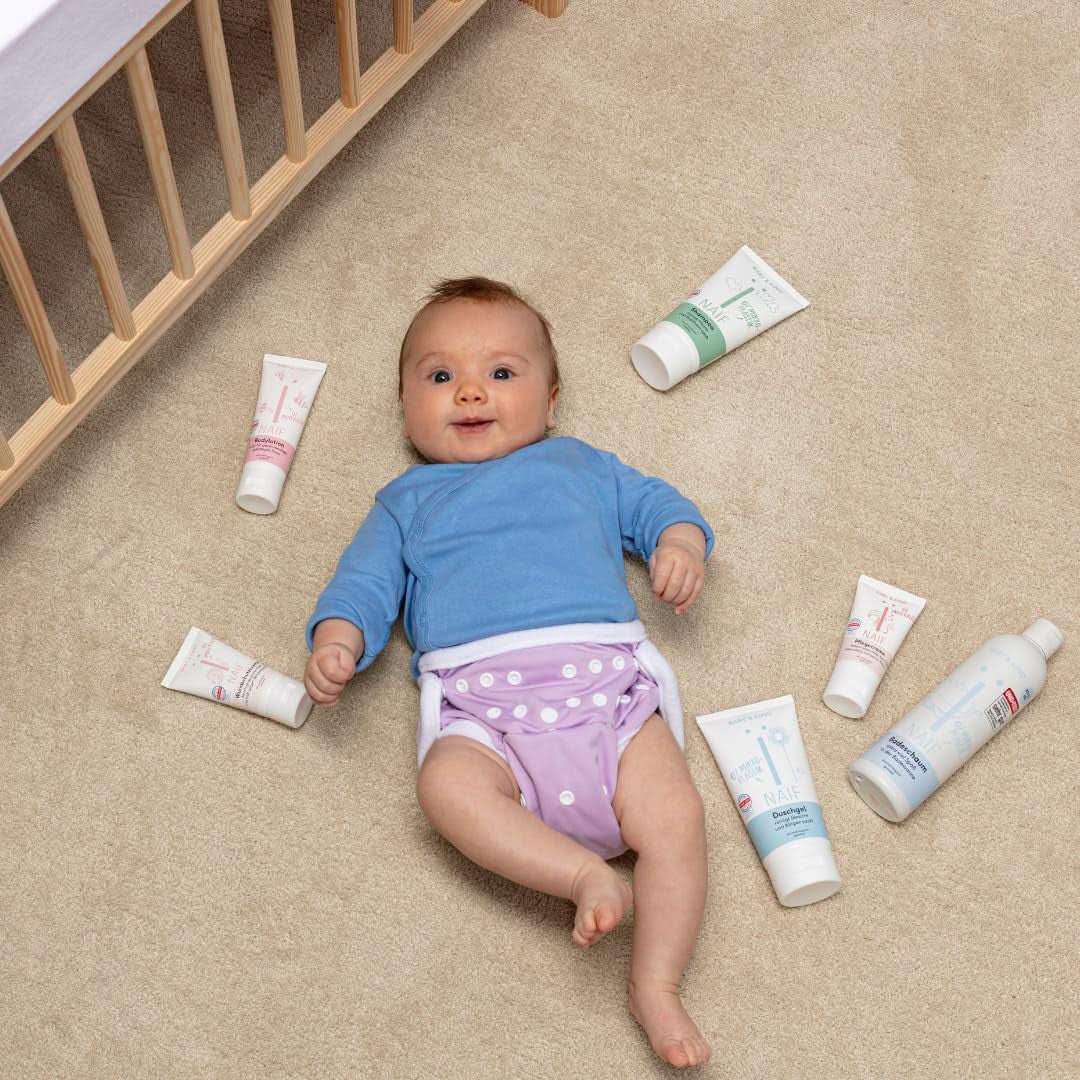 Gel lavant nutritif Naïf - Pour bébés et enfants - Ingrédients naturels - 100% vegan - 200 ml Mère et Enfant Naty Shop