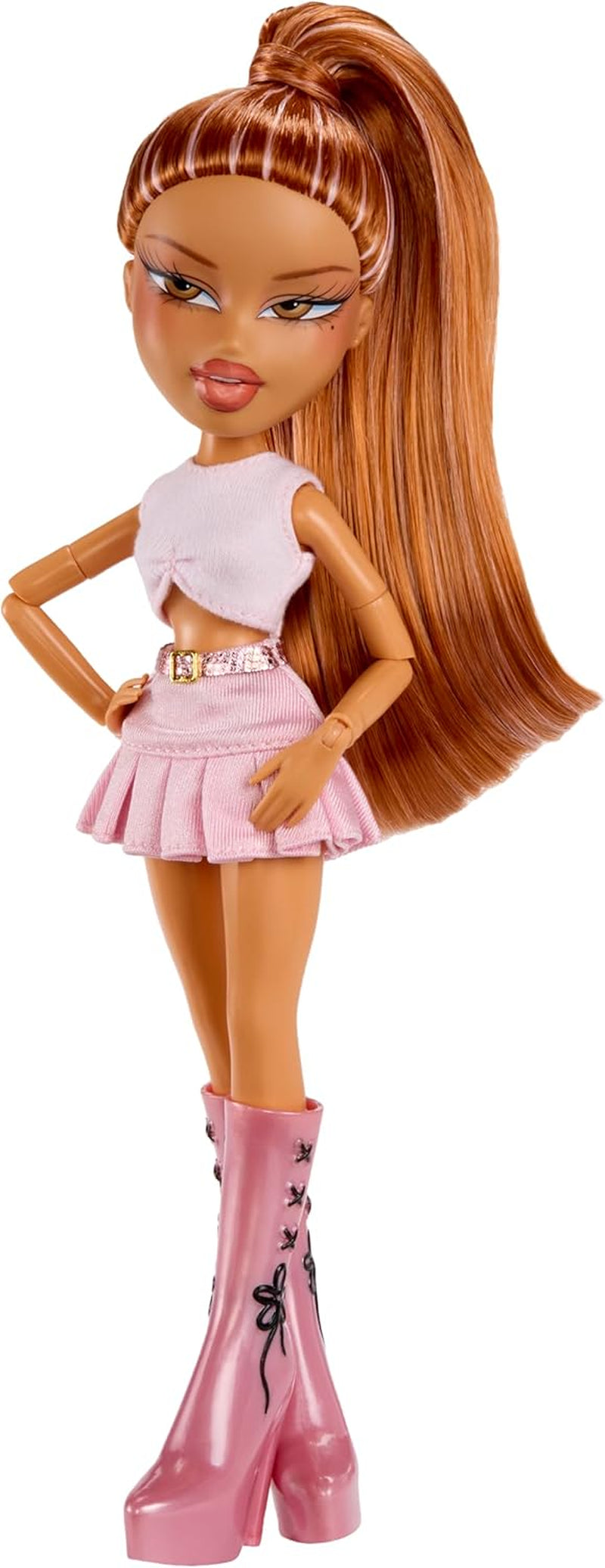 BRATZ Pop Starz Yasmin – Modepuppe mit Anhänger zum Sammeln, Outfit und Musikzubehör