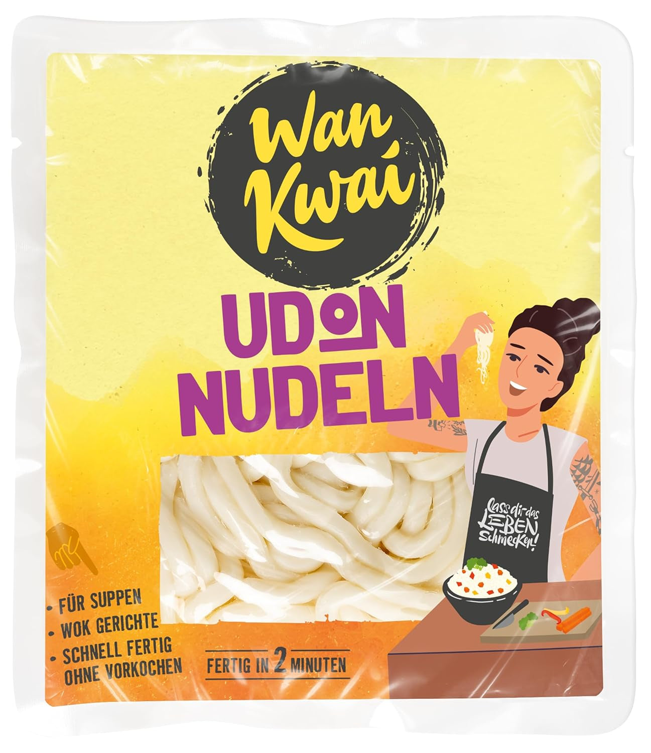 Nouilles de riz larges Wan Kwai 250 g – Variété authentique pour le Pad Thai, les soupes et plus encore. Végétalien et sans gluten. Prêt en 8 minutes.