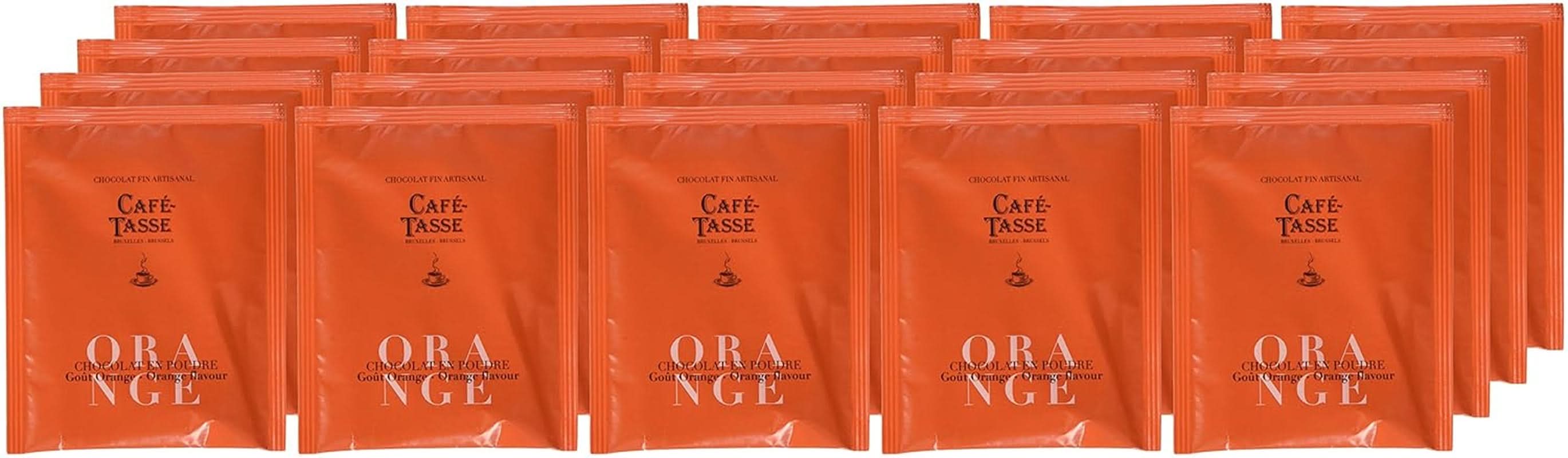 Chocolat à boire saveur orange Café Tasse 20 sachets, 1 paquet (1 X 400 G) Cacao et Chocolat Chaud Naty Shop