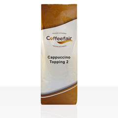 Coffeefair Cappuccino Topping 2 Poudre de lait instantanée 10 x 1 kg, Poudre de lait pour automates à café et à lait, 20 % de poudre de lait, stabilisant la mousse de lait, ergiebig