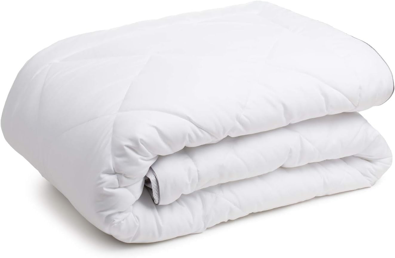 Gözze - Couette 4 Saisons, Lot de 2, Couette d'été + Couette Automne/Printemps, Couette Respirante avec Bande Climatique, 135 X 200 Cm - Couettes et Couettes Blanc Naty Shop